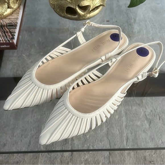 Nine West Densi Pointy Slingback Flats - Picture 3 of 7